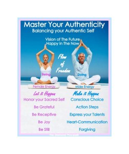 Poster "Master Your Authenticity"